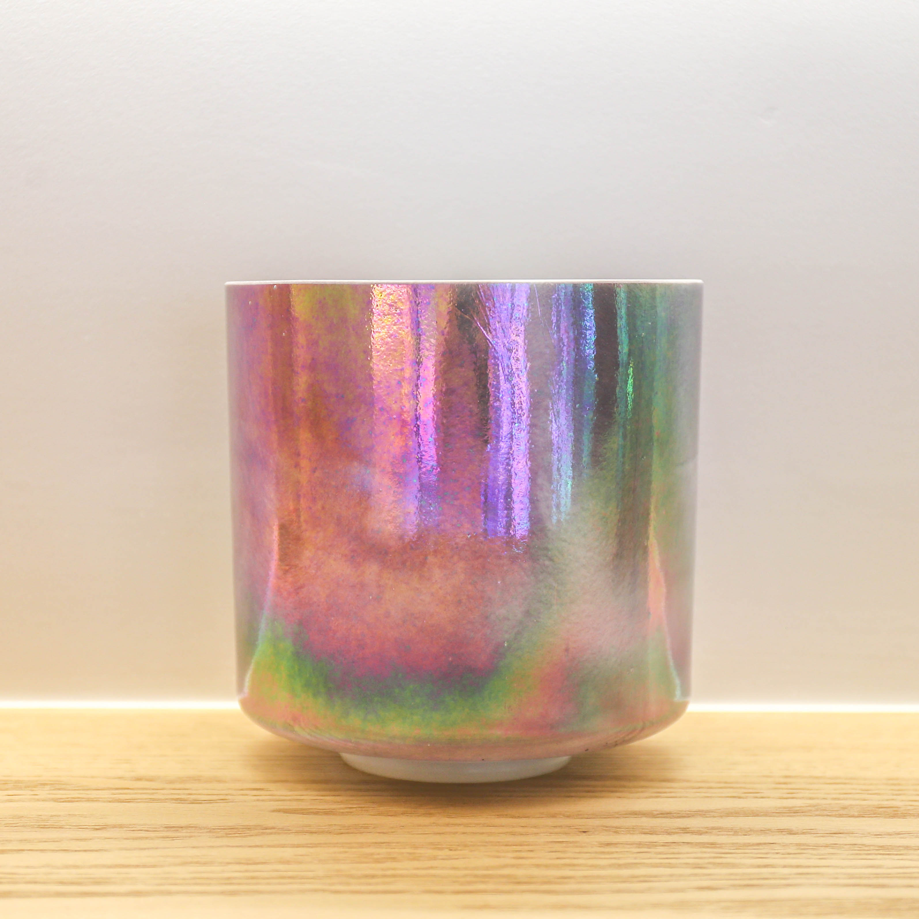 Sugilite, platinum, White Light Angel Gold (Inside) Bowl 